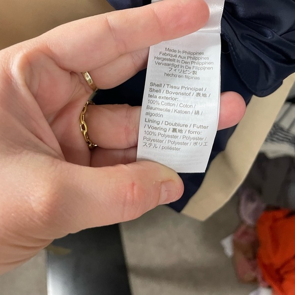 NWT J. Crew|| Short Icon Trench Coat, Size XXL - Picture 10 of 10